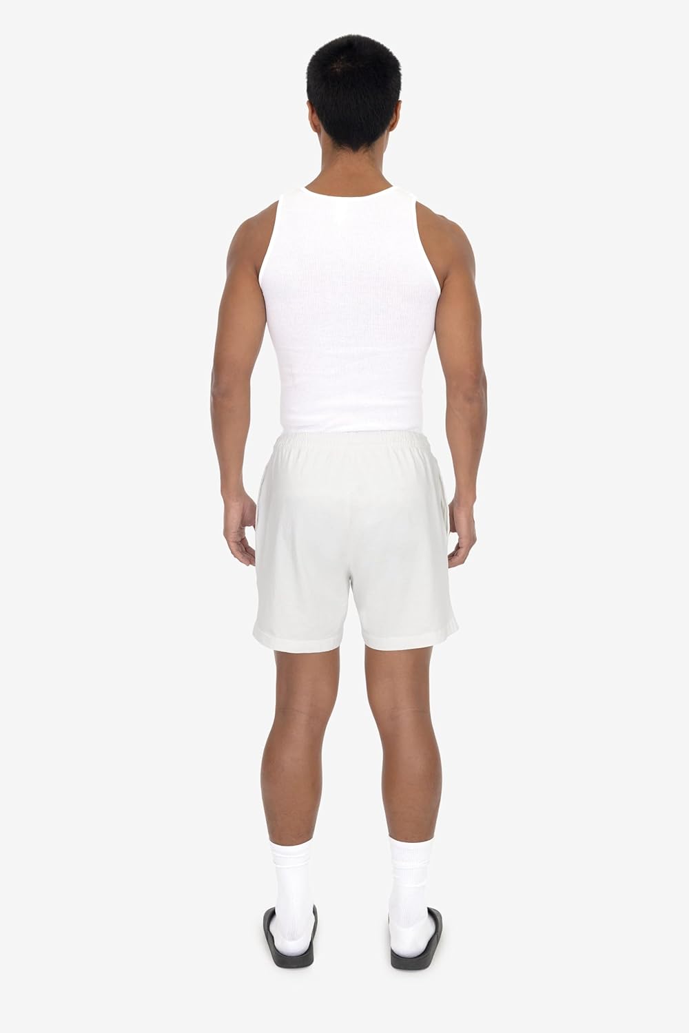 LOS ANGELES APPAREL 1242GD - Heavy Jersey Gym Men's Shorts - Athletic Mens Basketball Shorts - Image 2