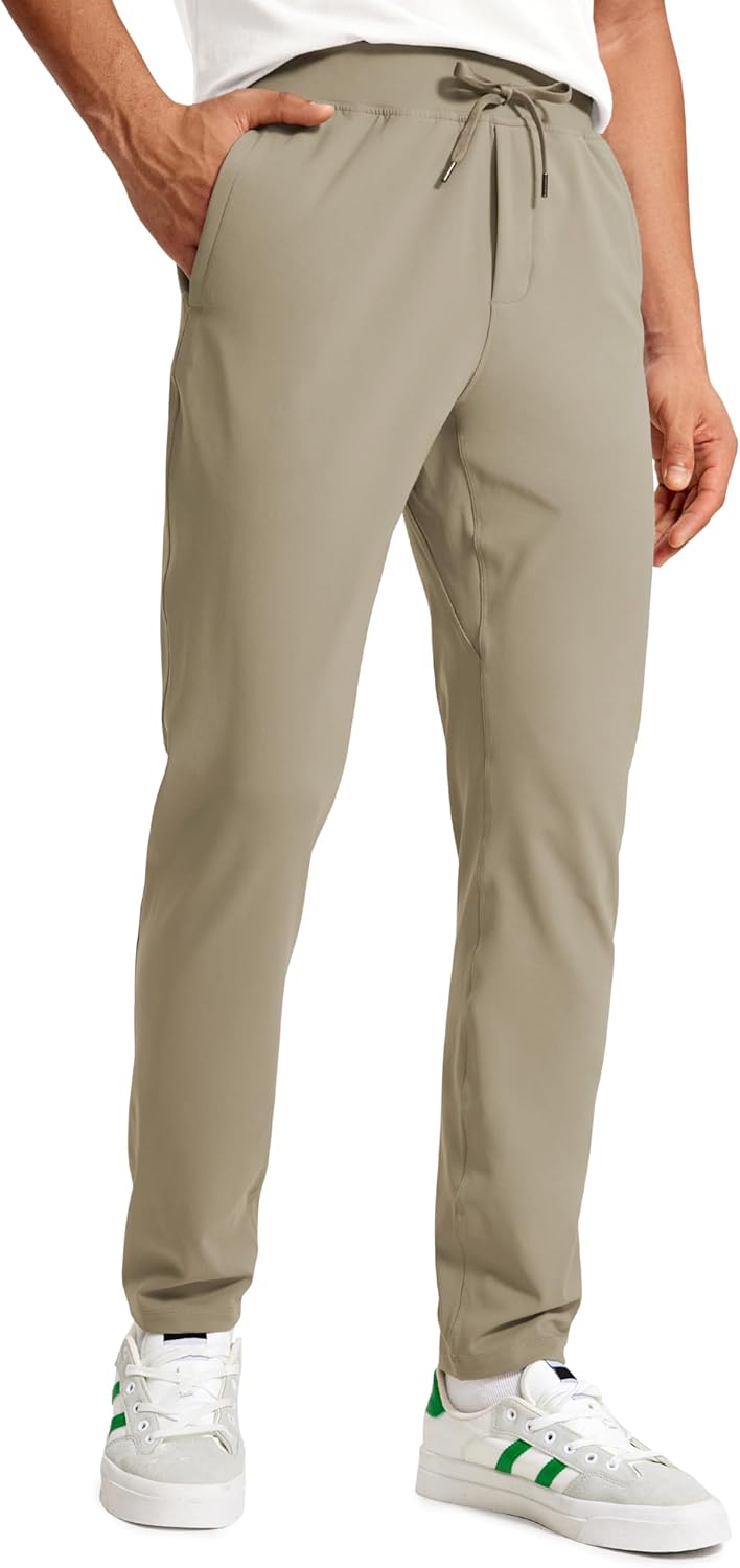 CRZ YOGA 4-Way Stretch Athletic Pants for Men 30" Workout Lounge Casual Work Jogger with Zip Pocket - Image 15