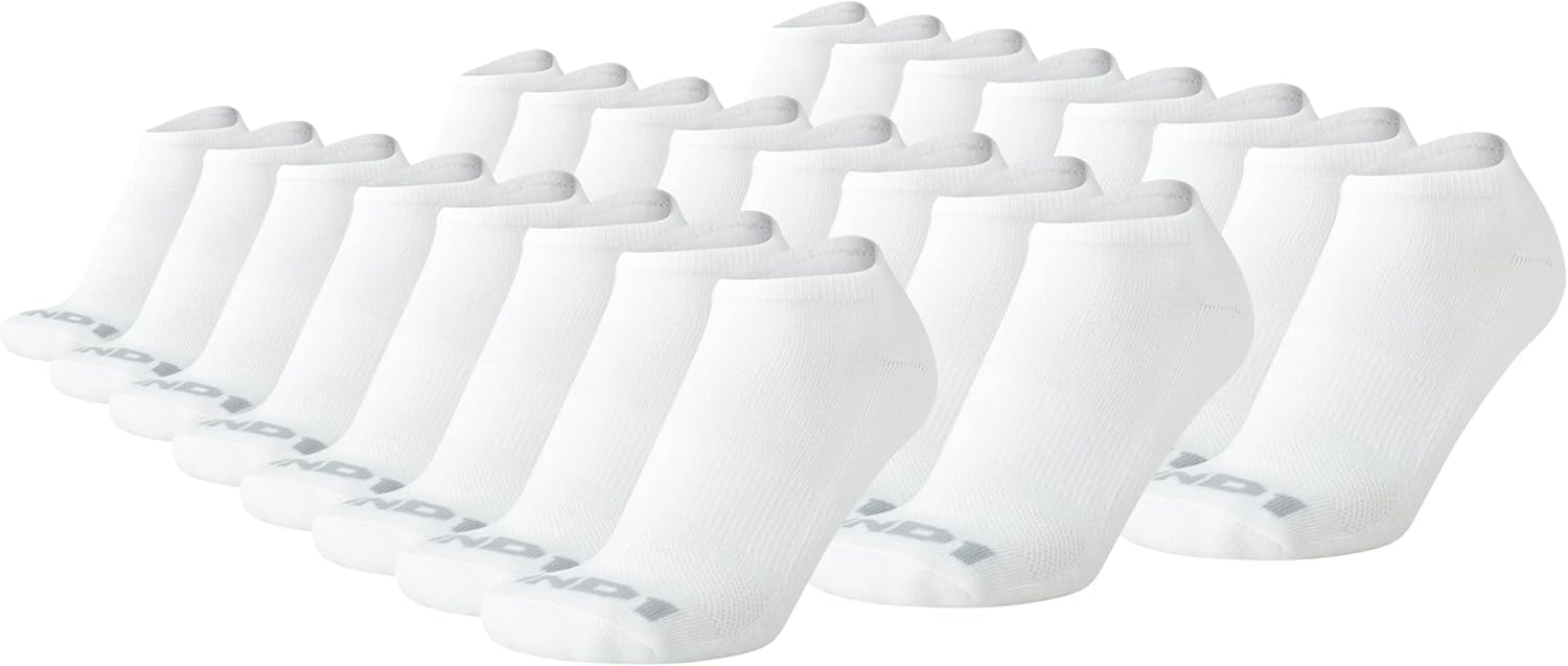 AND1 Men's Socks - Athletic Cushion Low Cut Socks (24 Pack) - Image 10