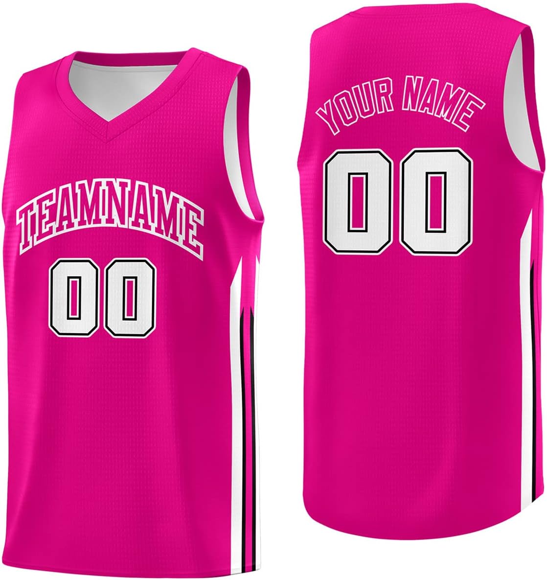 Custom Basketball Jersey for Men &Boy,Blank Athletic Uniform Personalized Printed Team Name Number Logo - Image 26