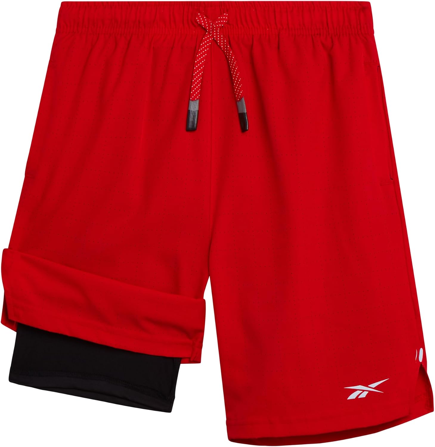Reebok Boys Shorts - 2 in 1 Basketball Shorts with Compression Liner and Pockets - Gym and Running Boys Athletic Shorts - Image 11