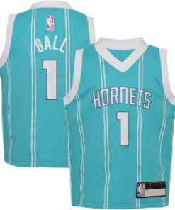 LaMelo Ball Charlotte Hornets NBA Kids Toddler 2-4 Teal Icon Edition Player Jersey