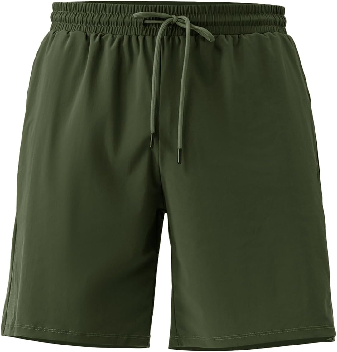 YEL Men's Athletic Gym Shorts with Pockets Basketball Shorts Quick Dry Lightiweight for Workout Running Summer Beach - Image 8