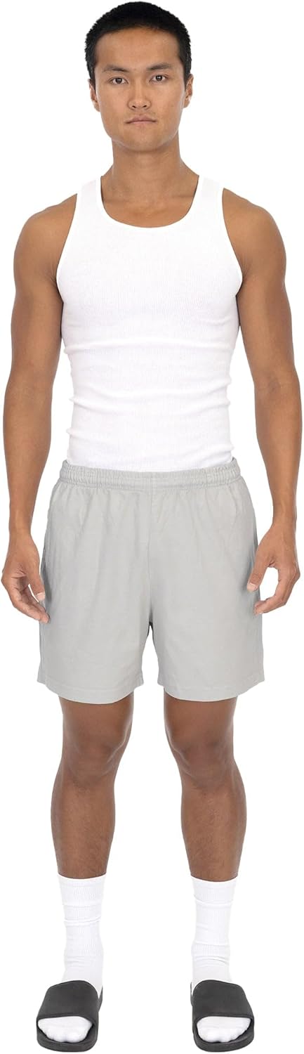 LOS ANGELES APPAREL 1242GD - Heavy Jersey Gym Men's Shorts - Athletic Mens Basketball Shorts - Image 8