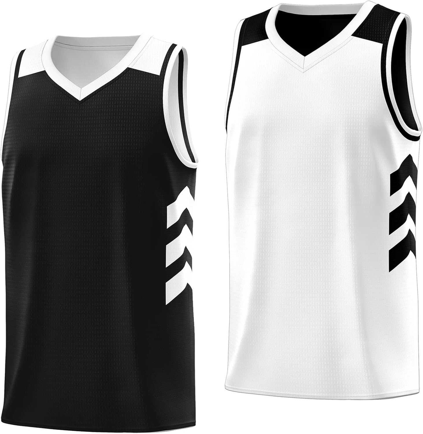KXK Youth Reversible Basketball Jersey Shirts,Fashion Blank Basketball Jerseys for Kids - Image 9