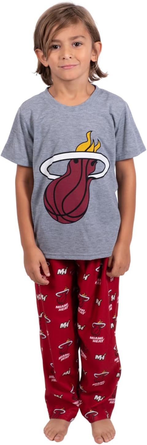 Ultra Game Youth NBA Official 2 Piece Pajama Pants & T-Shirt Set - Image 27