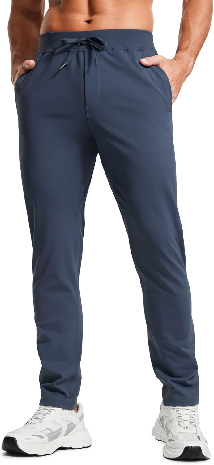 CRZ YOGA 4-Way Stretch Athletic Pants for Men 30" Workout Lounge Casual Work Jogger with Zip Pocket - Image 11