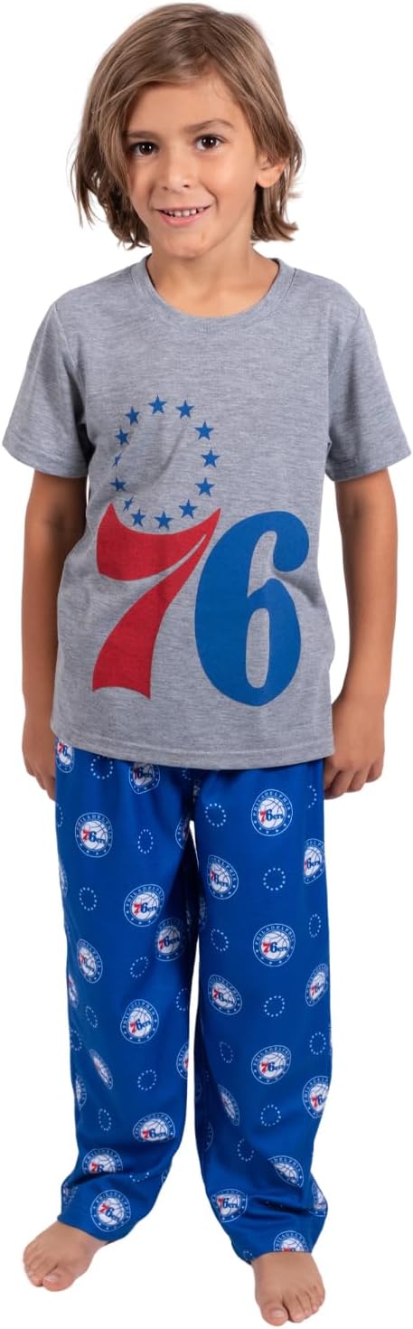 Ultra Game Youth NBA Official 2 Piece Pajama Pants & T-Shirt Set - Image 7