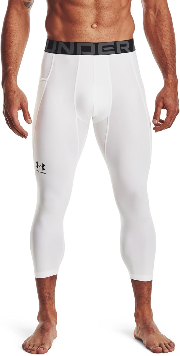 Under Armour Mens HeatGear Armour 3/4 Leggings - Image 2