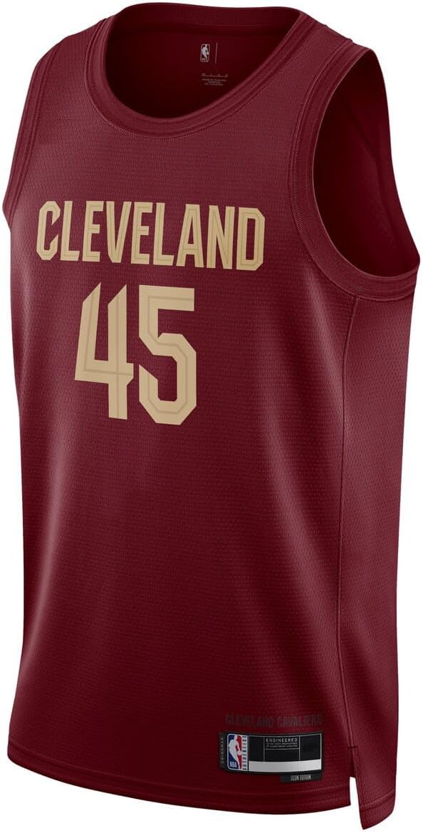 Donovan Mitchell Cleveland Cavaliers NBA Kids Youth 8-20 Burgundy Red Icon Edition Swingman Jersey - Image 2