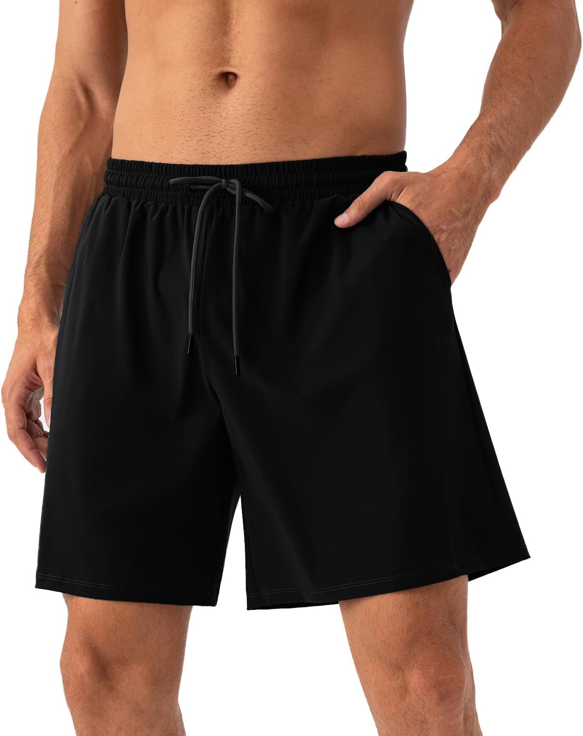 YEL Men's Athletic Gym Shorts with Pockets Basketball Shorts Quick Dry Lightiweight for Workout Running Summer Beach - Image 3