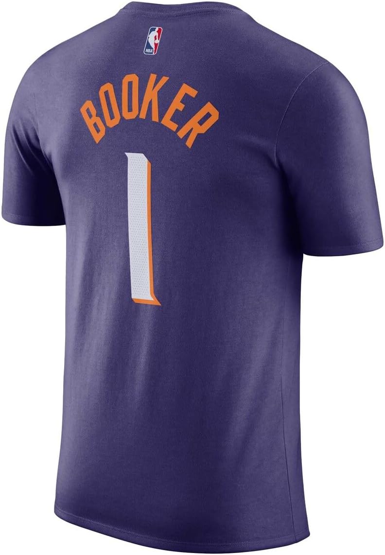 Devin Booker Phoenix Suns NBA Kids Youth 4-20 Purple Icon Edition Performance Jersey T-Shirt - Image 3