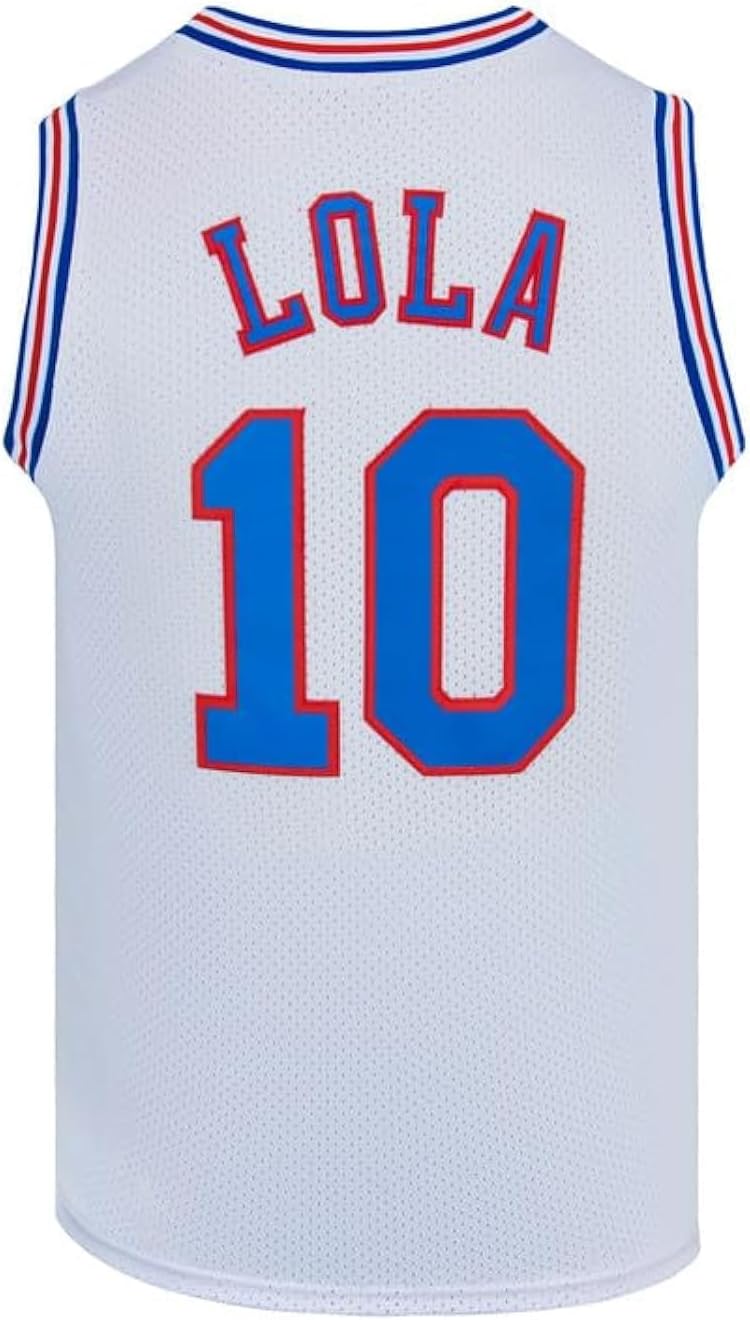 CNALLAR Youth Basketball Jersey Bugs #1 Lola #10 Space Movie Jersey Boys Sport Shirts S-XL - Image 7