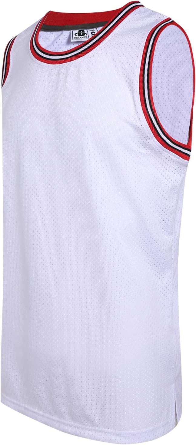 DEHANER Blank Mens Basketball Jersey Mesh Training Practice Athletic Sports Shirts Team Uniforms Fans Outfits Tops - Image 15