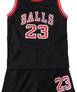 Kids Sports Shorts Set Todder Boys Jerseys Tracksuit 2 Piece Basketball Top Mesh Shorts Set