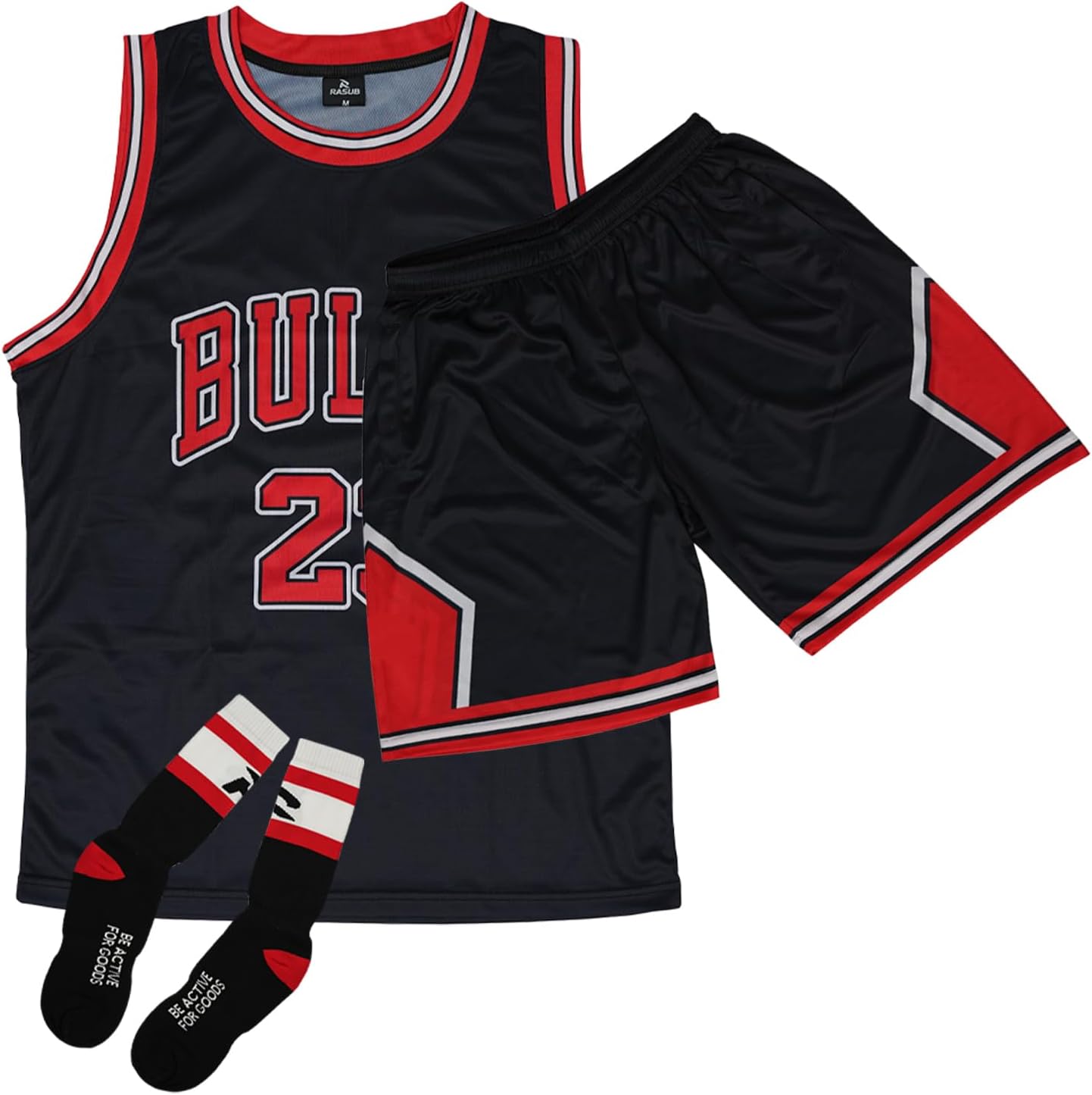Adult Basketball Jersey 3 Piece Kit Sleeveless Mens Fan Jersey Athletic Mesh Top Sports Outfit - Image 10
