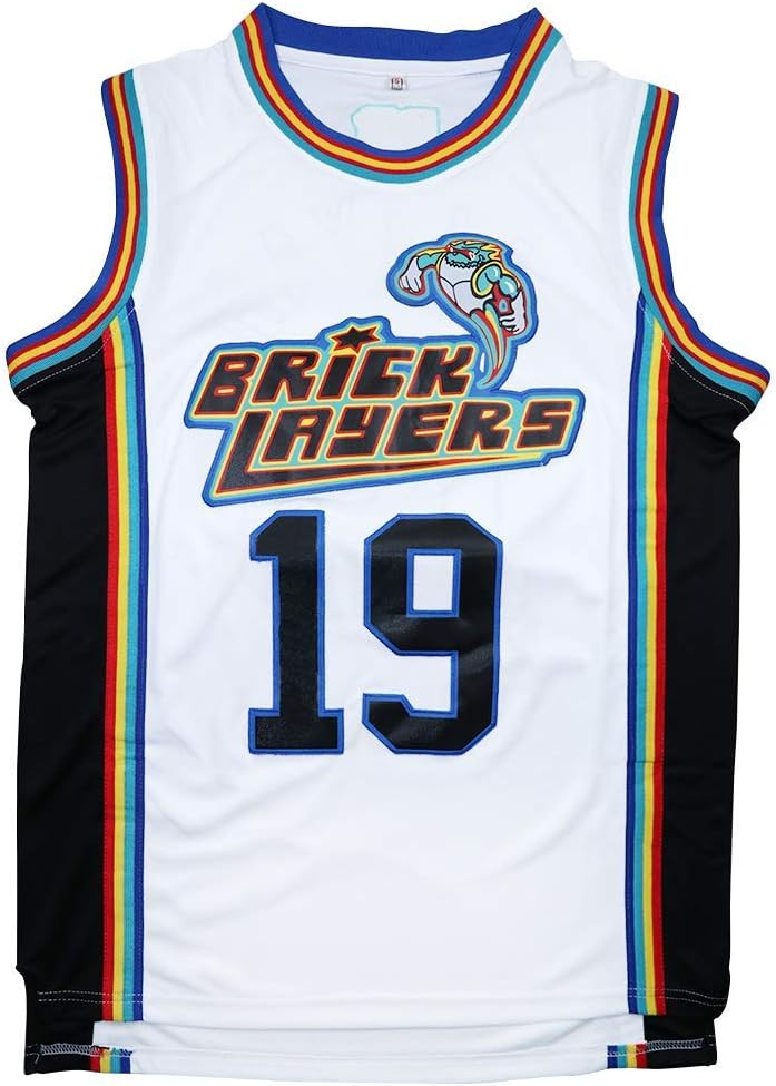 Mens Basketball Jersey #19 Brick Layers 1996 MTV Rock N Jock Jersey