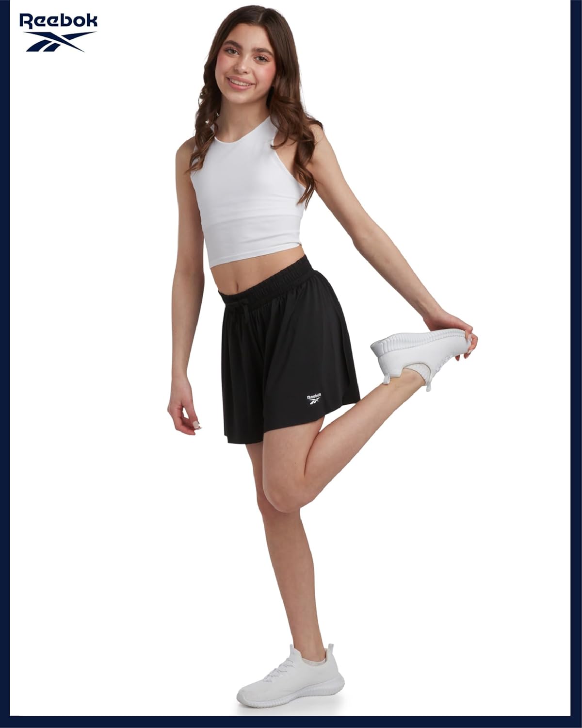 Reebok Girls Athletic Shorts - 3 Pack Lightweight Butterfly Short with Liner - Active Performance Flowy Shorts for Girls - Image 6