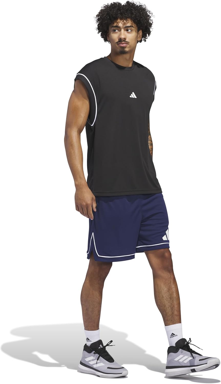 adidas Men's Badge of Sport Basketball Shorts - Image 10