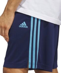 adidas Mens 3S PES Athletic Shorts Training Casual Bottoms Casual Moisture Wicking - Grey