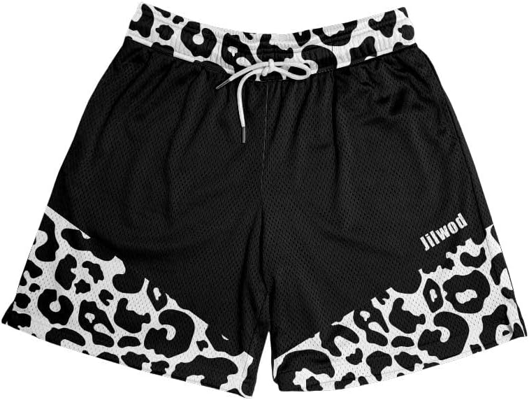 Men's Camo Mesh Graphic Athletic Shorts Lightweight Quick-Dry Breathable Workout Running Shorts with Pockets - Image 8