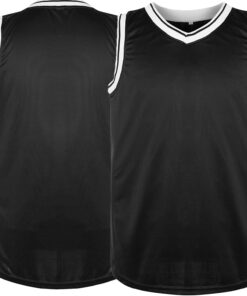 Blank Basketball Jersey Men's Mesh Athletic Practice Sports Shirts 90S Hip Hop Jersey