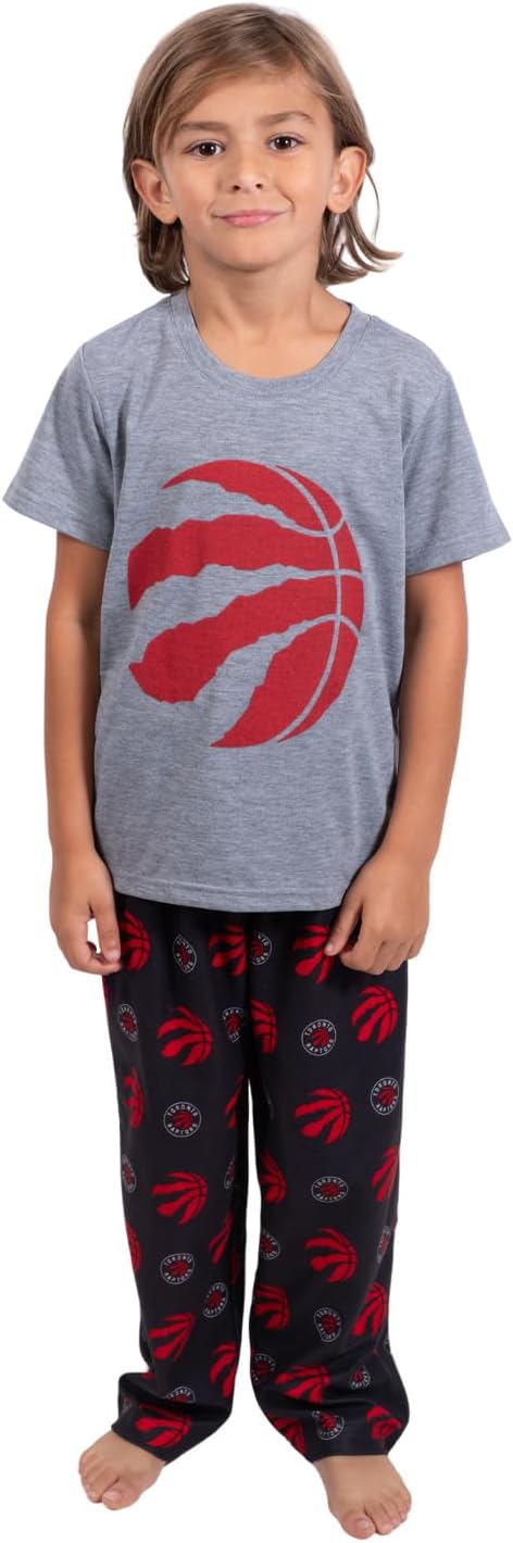 Ultra Game Youth NBA Official 2 Piece Pajama Pants & T-Shirt Set - Image 43
