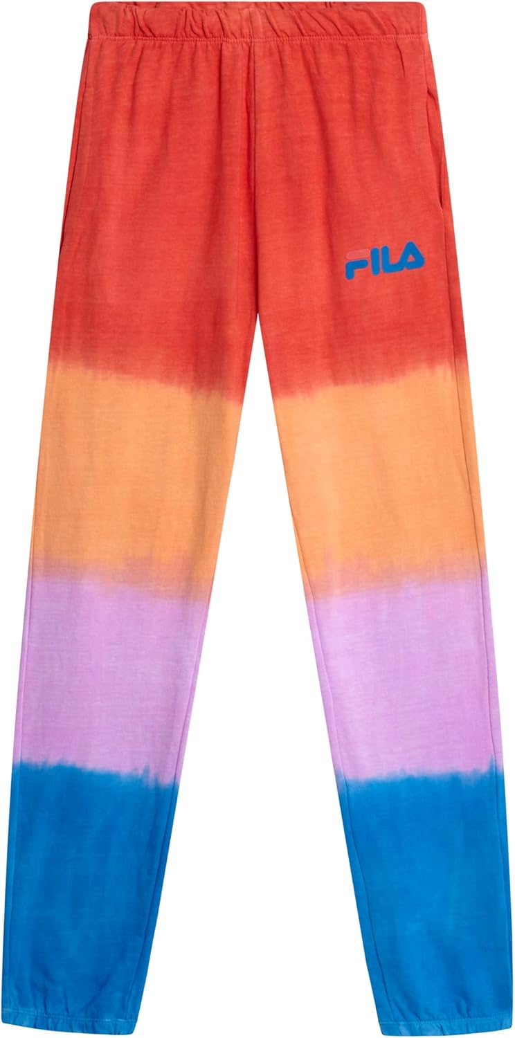 Fila Girls Sweatpants - Soft Cotton Blended Sweatpants for Girls with Drawstring Waist and Pockets - Fashion Kids Joggers - Image 8