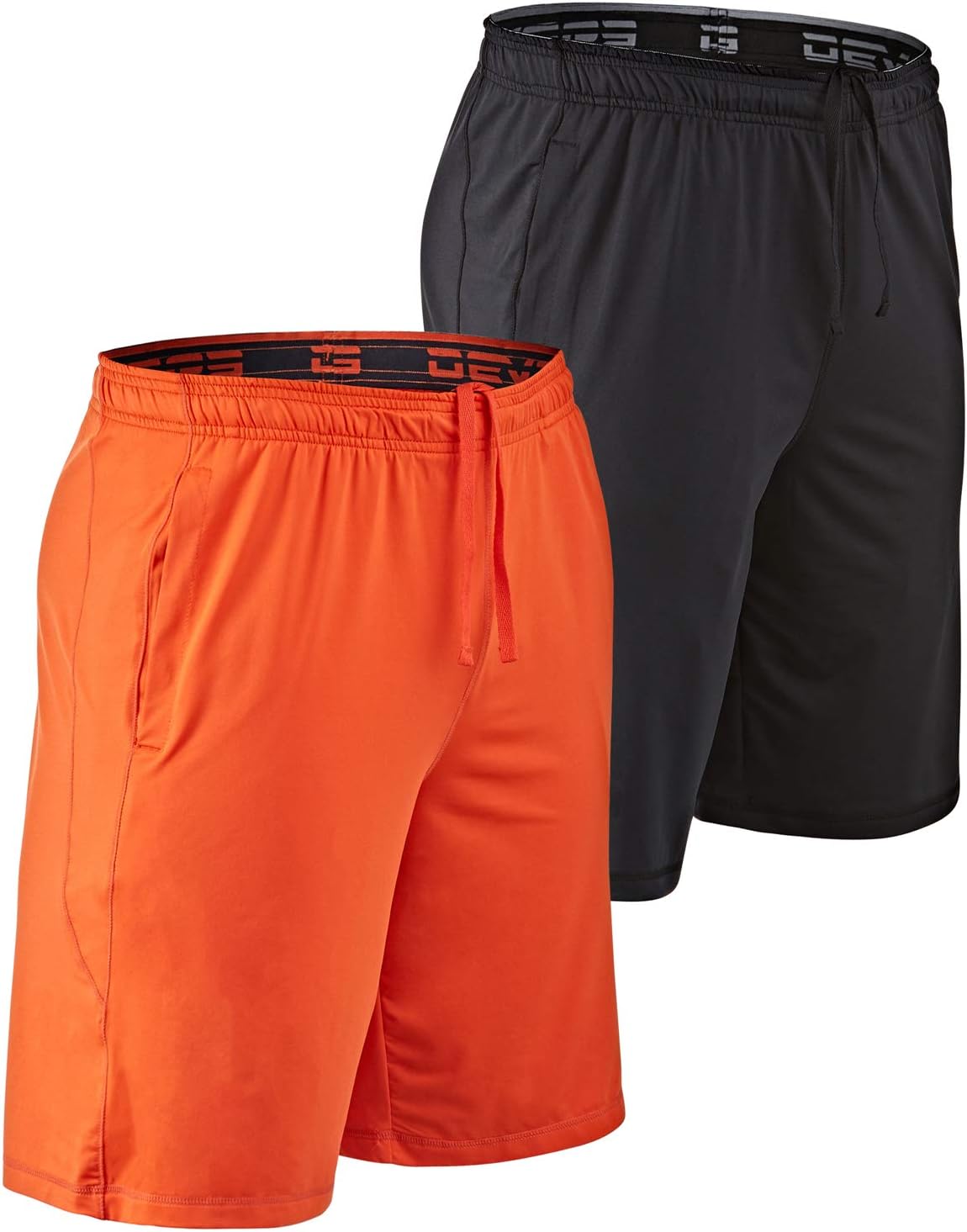 DEVOPS Men's 2-Pack Loose-Fit 10" Workout Gym Shorts with Pockets - Image 11