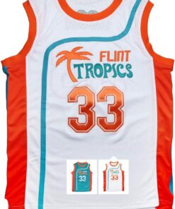 Flint Tropics Jersey Moon 33 Basketball Jerseys for Men S-XXXL