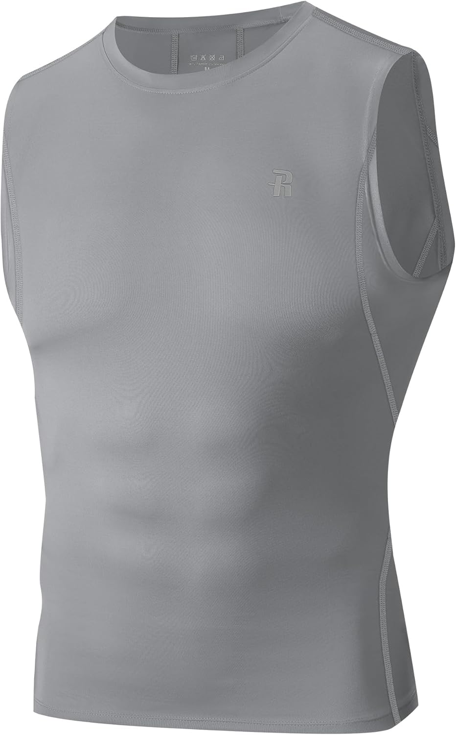 Runhit Sleeveless Compression Shirt Men Tank Top Athletic Muscle Shirts for Men - Image 10