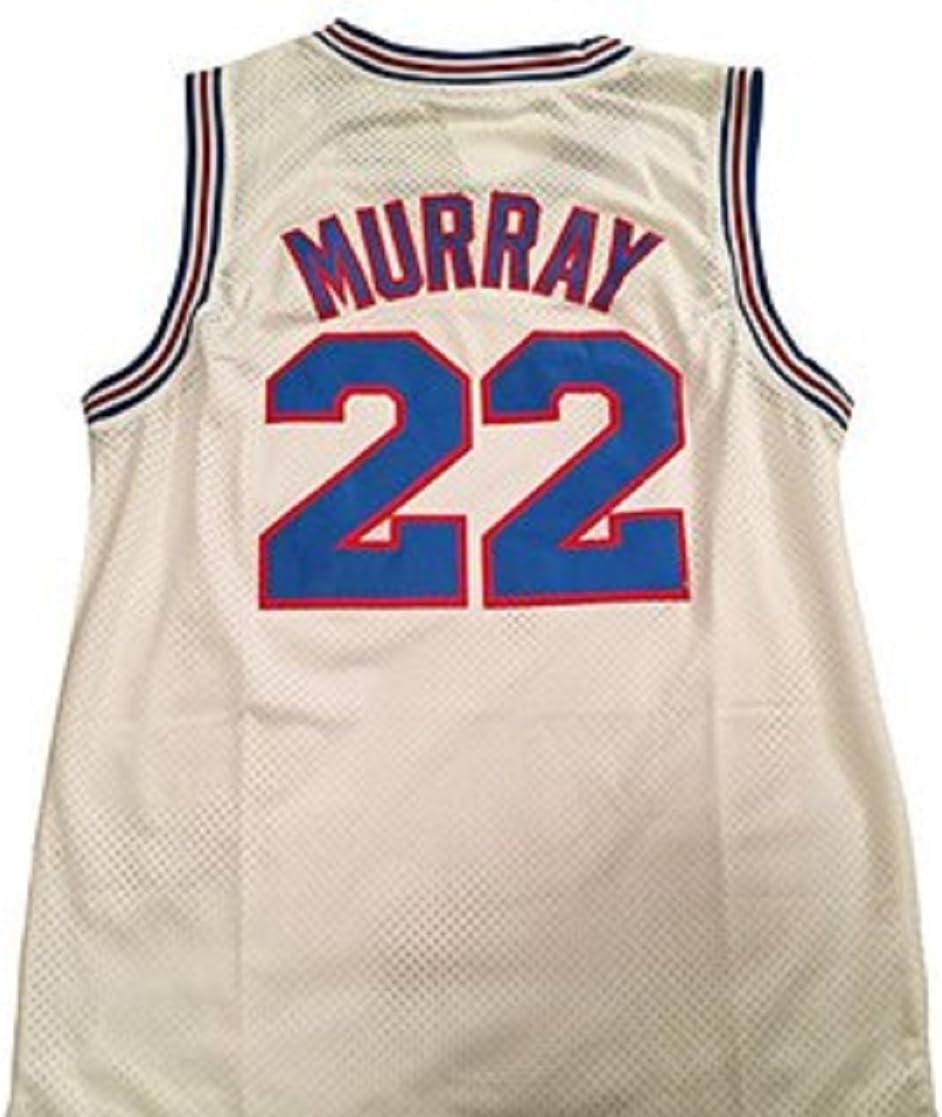 Murray #22 White Basketball Jersey - Costume & Everyday Wear Uniform - Space 90s Sports Movie Halloween - Adult Fan Gear Gift - Image 2