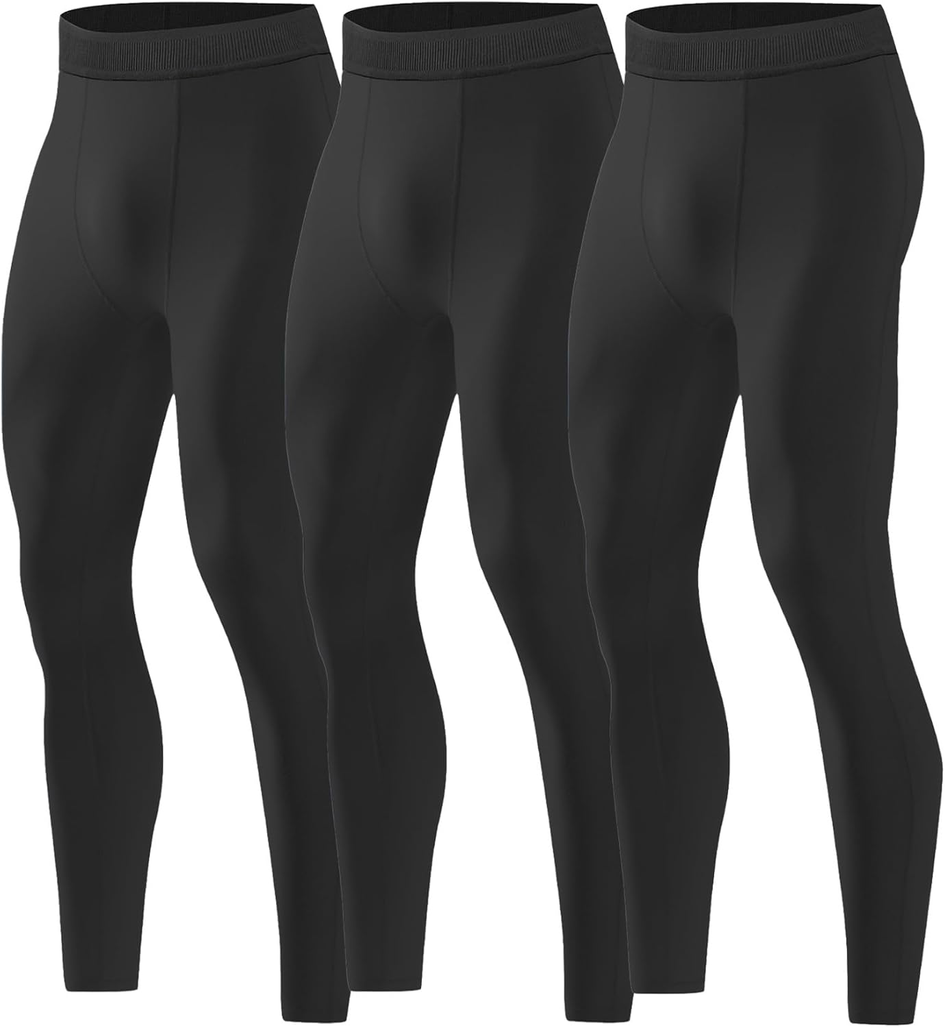 Compression Pants Leggings Running Tights for Men 1,3 or 5 Pack Athletic Base Layer Pants for Workout Basketball - Image 7