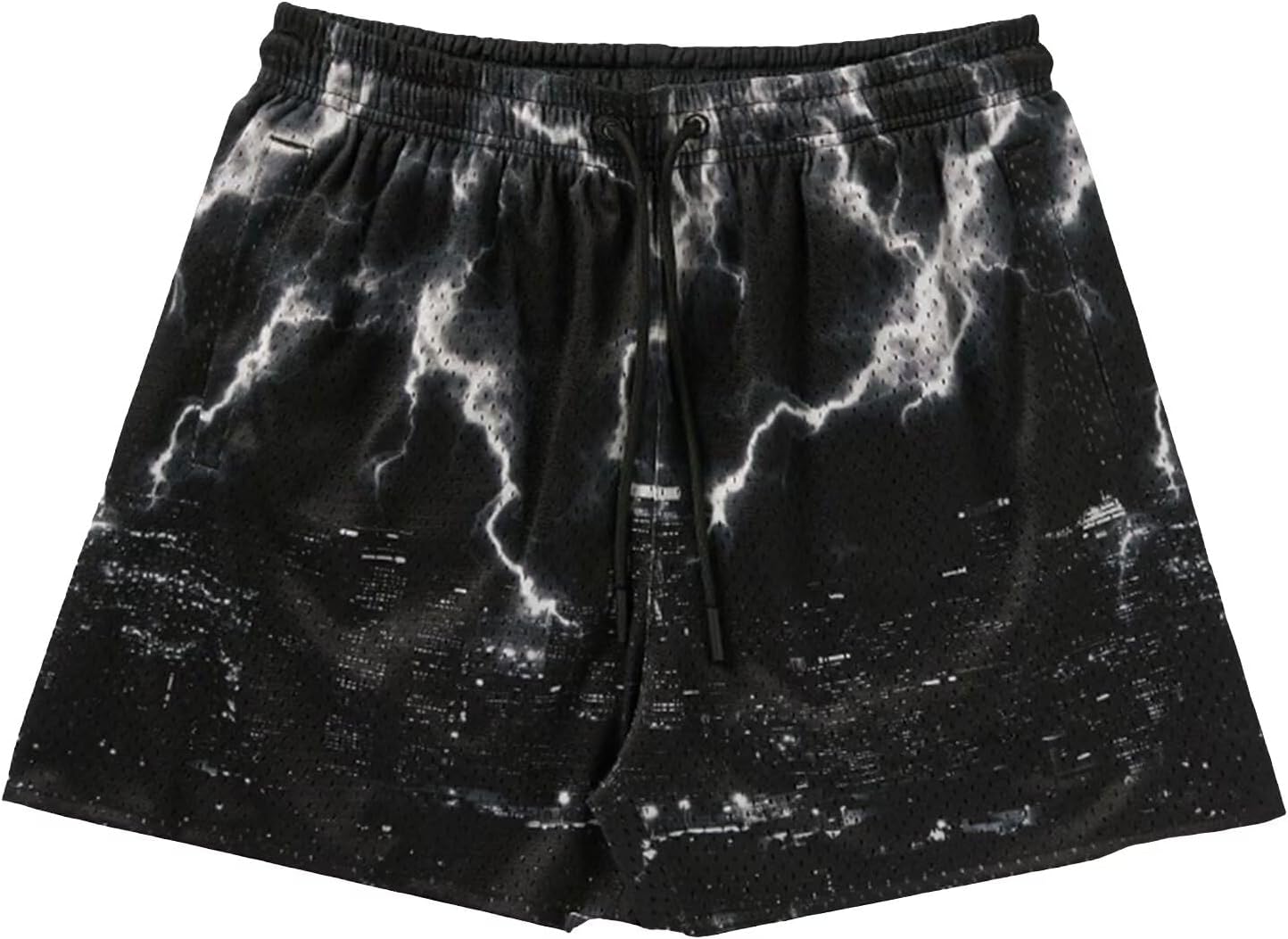 Men’s Mesh Basketball Shorts Camo Print Breathable Athletic Shorts Running Gym Outdoor Casual Wear - Image 39