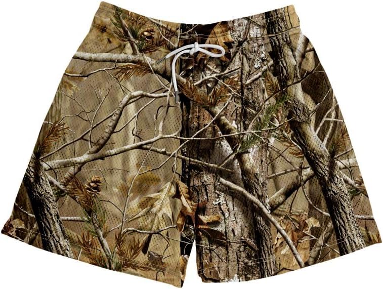 Men's Camo Mesh Graphic Athletic Shorts Lightweight Quick-Dry Breathable Workout Running Shorts with Pockets - Image 19