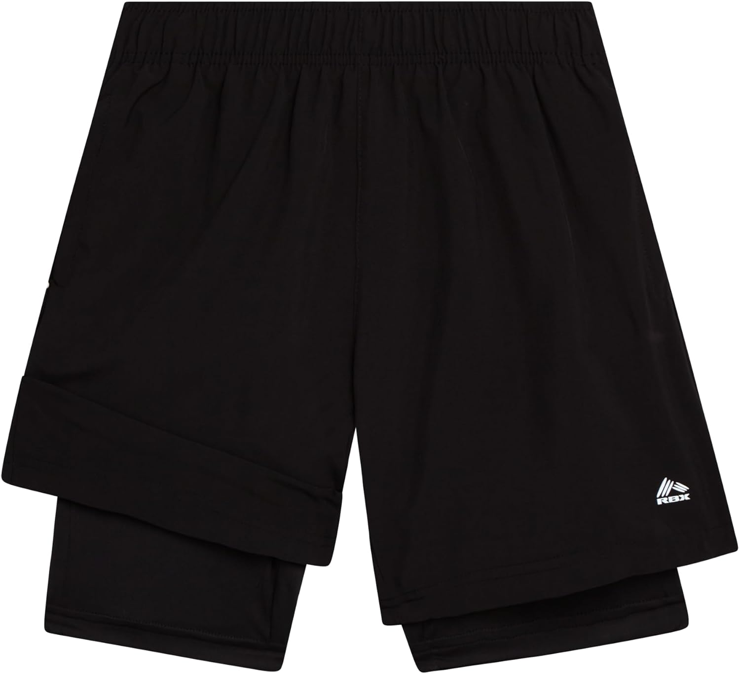 RBX Boys Shorts - 2 Pack Basketball Shorts with Compression Liner and Pockets - Gym and Running Boys Athletic Shorts (8-16) - Image 5