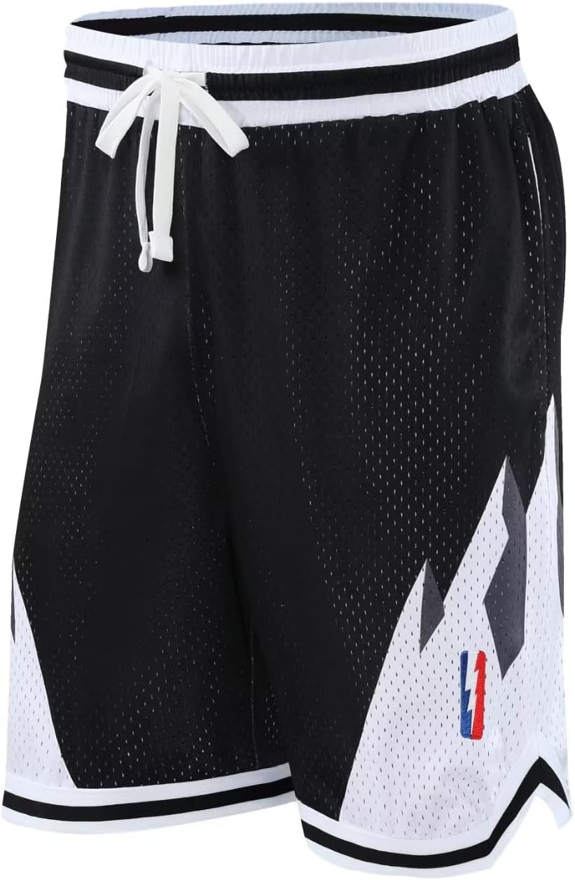 BOOMLEMON Men's Basketball Shorts Gym Training Workout Athletic Shorts Mesh Graphic Print Running Short Pants - Image 3