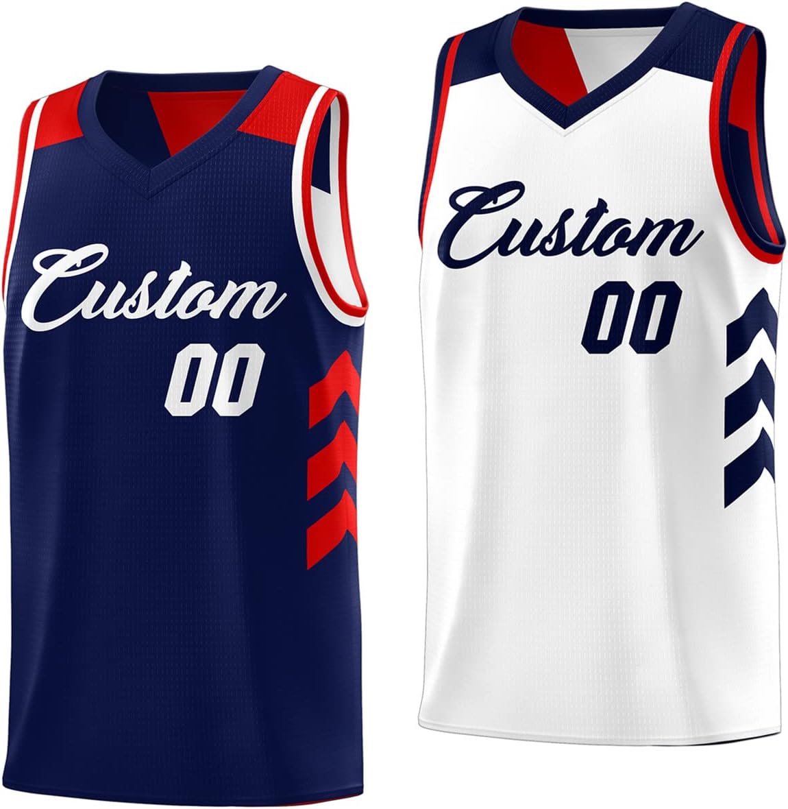 Custom Basketball Jersey - Reversible Sports Vest Add Any Team Name Number Personalized Jersey for Men/Youth - Image 19