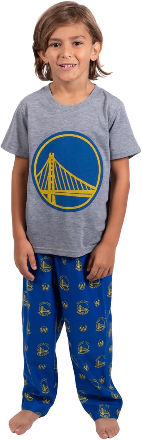 Ultra Game Youth NBA Official 2 Piece Pajama Pants & T-Shirt Set - Image 19