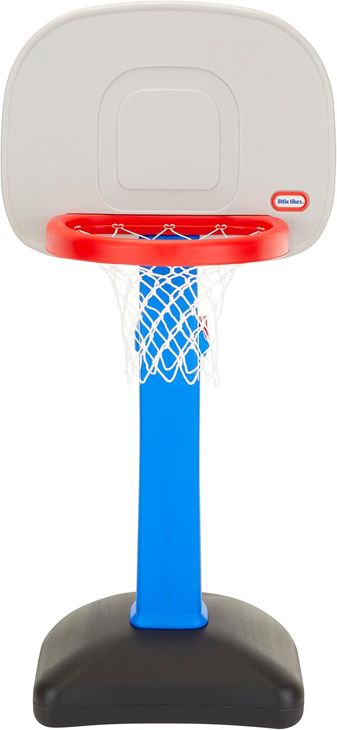 Little Tikes Easy Score Basketball Set, Blue, 3 Balls - Amazon Exclusive, 23.75 x 22 x 61 inches - Image 4