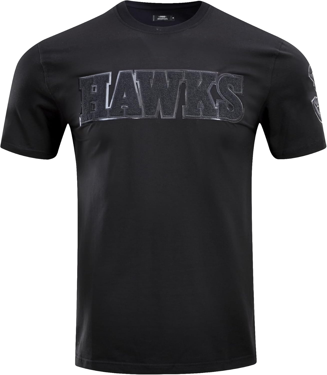 Mens NBA Classic Triple Black Cotton Short Sleeve Tee - Image 9