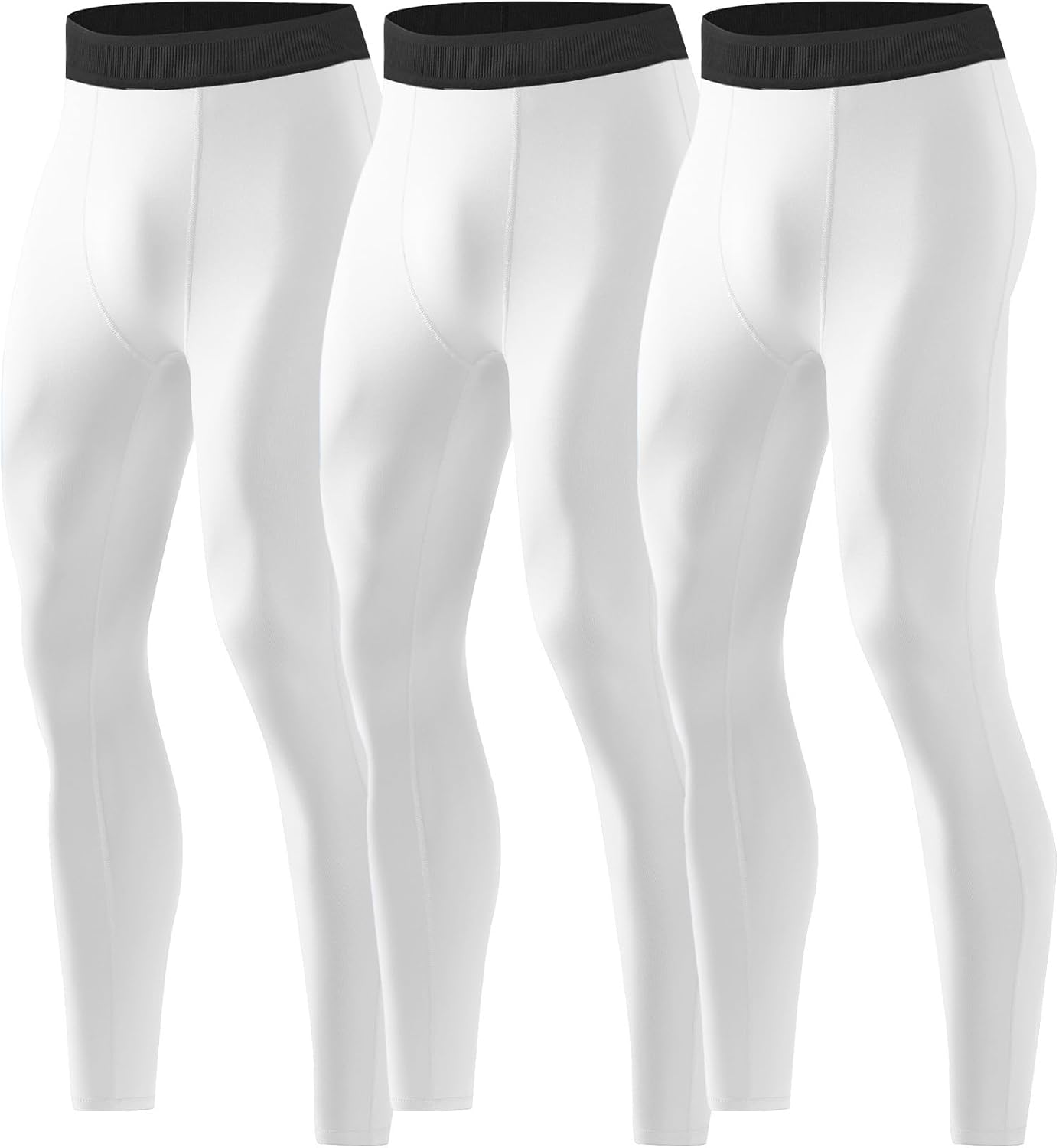 Compression Pants Leggings Running Tights for Men 1,3 or 5 Pack Athletic Base Layer Pants for Workout Basketball - Image 15