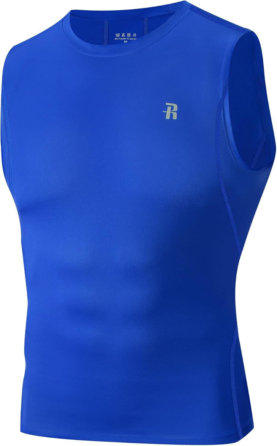 Runhit Sleeveless Compression Shirt Men Tank Top Athletic Muscle Shirts for Men - Image 15
