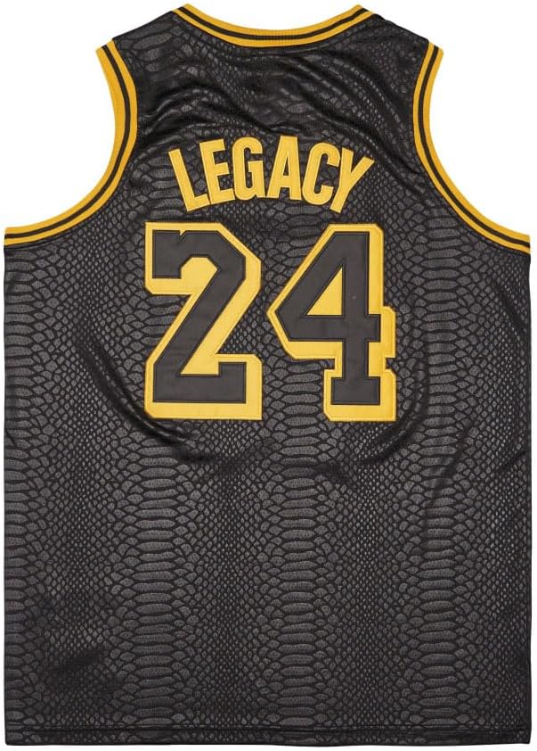 Men's Legend 8 24 Black Snakeskin Basketball Jersey - Image 6