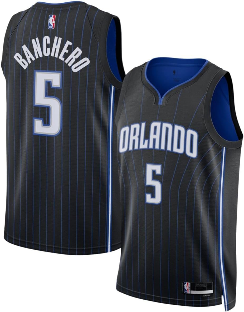 Paolo Banchero Orlando Magic NBA Kids Youth 8-20 Black Icon Edition Swingman Jersey