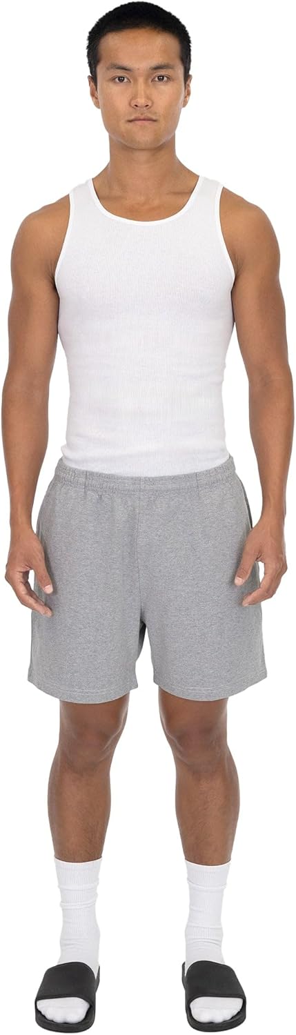 LOS ANGELES APPAREL 1242GD - Heavy Jersey Gym Men's Shorts - Athletic Mens Basketball Shorts - Image 11