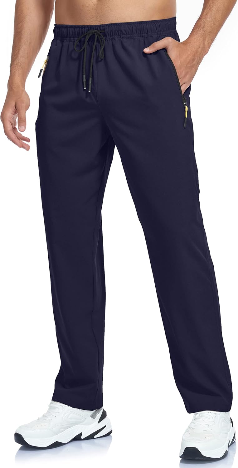 Men's Lightweight Hiking Pants Breathable Quick Dry Fit Waterproof Camping Fishing Running Athletic Active Jogger Pant - Image 14