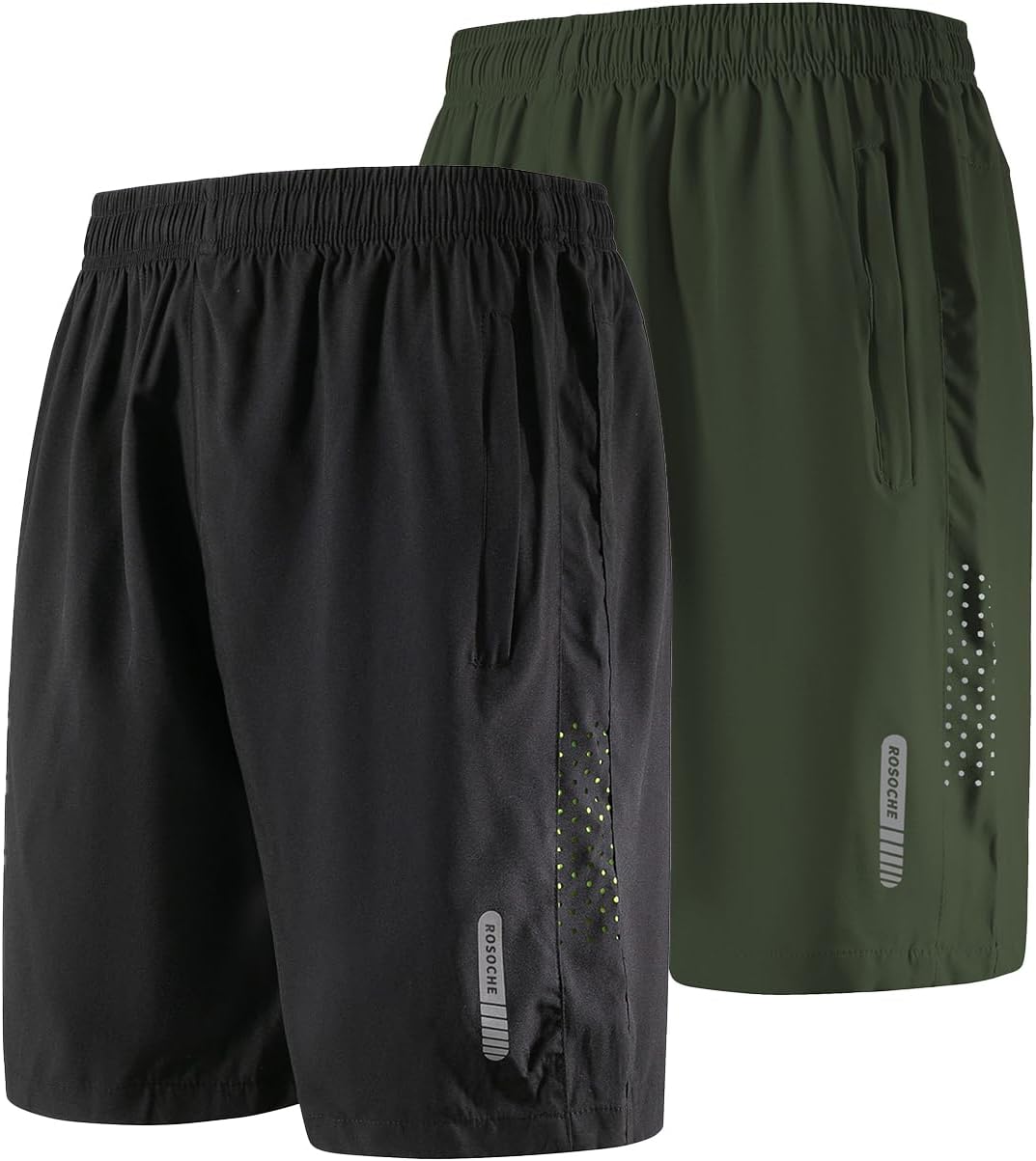 FoxQ Mens Quick Dry Athletic Running Shorts with Pockets Lightweight Workout Shorts for Sports Gym Basketball Hiking - Image 9