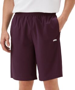 K-Swiss Men's Athletic Shorts with Zipper Pockets - Lightweight Gym Shorts with Drawstring for Running Workout Lounge Casual
