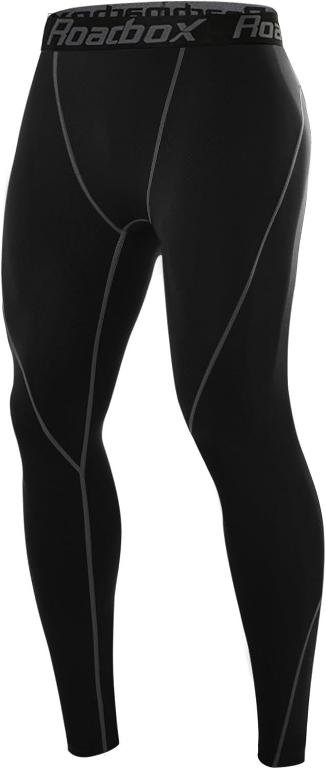Roadbox Men’s Compression Pants Running Tights, Performance Sports Workout Leggings, Athletic Base Layer for Gym Basketball - Image 7